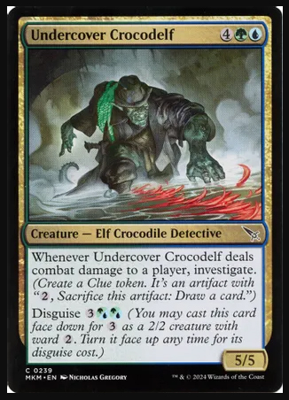 Undercover Crocodelf (b) - Foil